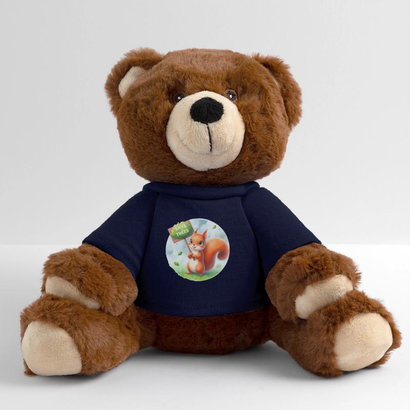 Save the Trees Squirrel MiniFeet® RecycelBär® Teddy Bear Brown