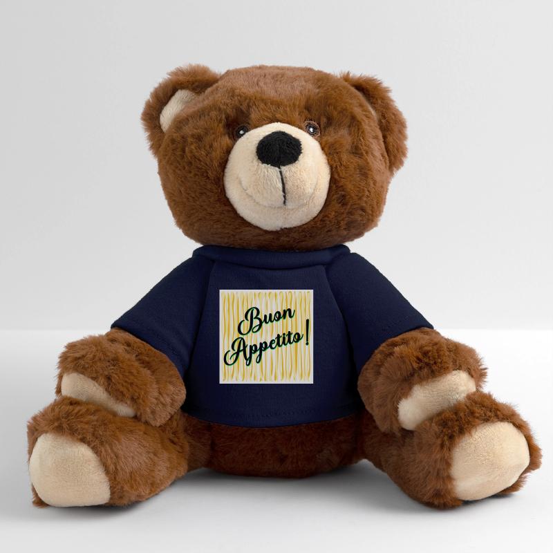 Spaghetti Enjoy your meal MiniFeet® RecycelBär® Teddy Bear Brown