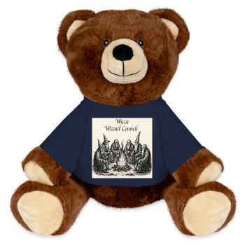 Wicca Wizard Council - MiniFeet® RecycelBär® Teddy Bear Brown - french navy - Front