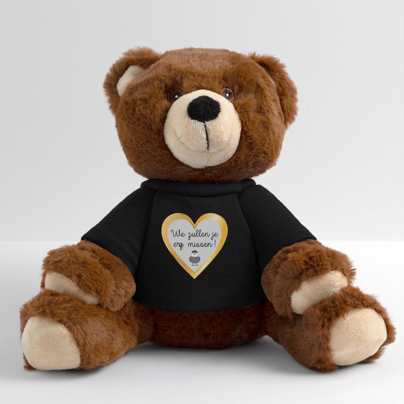 Tu vas beaucoup nous manquer Nounours RecycelBär® marron