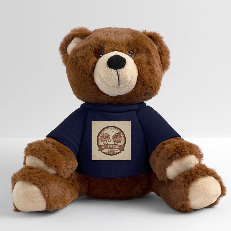 I'm Wrong - Duo Brain MiniFeet® RecycelBär® Teddy Bear Brown