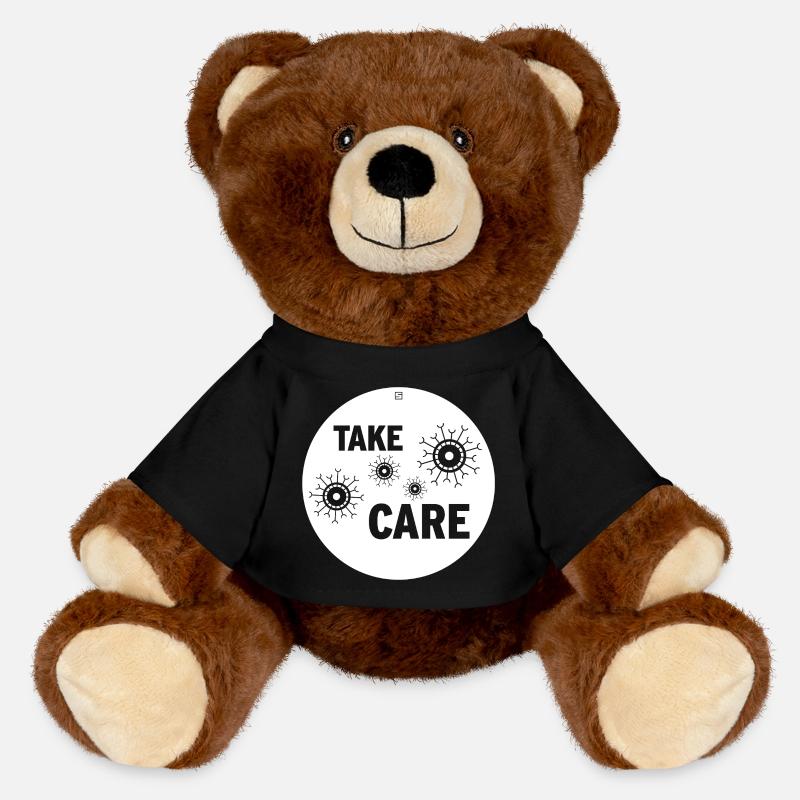 TAKE CARE - MiniFeet® RecycelBär® Teddy Bear Brown - black