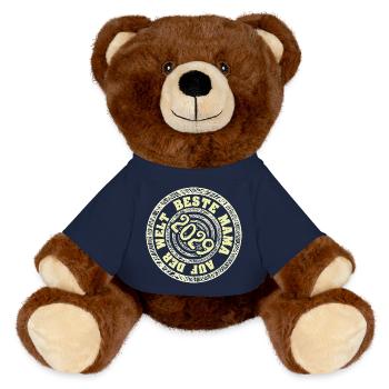 2029 - MiniFeet® RecycelBär® Braun - French Navy - Vorne
