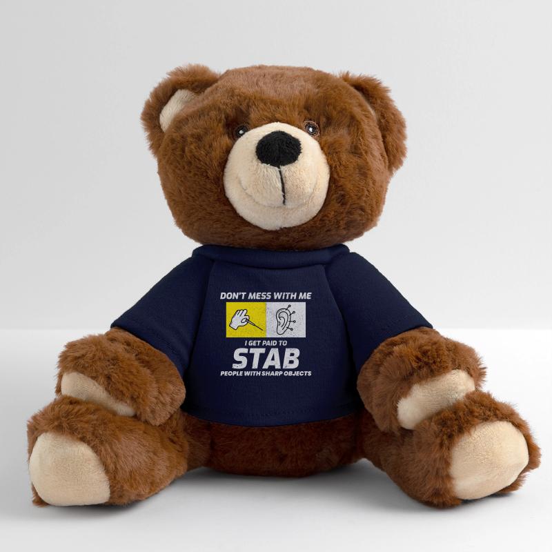 Licensed TCM Practitioner Expert Needling  MiniFeet® RecycelBär® Teddy Bear Brown