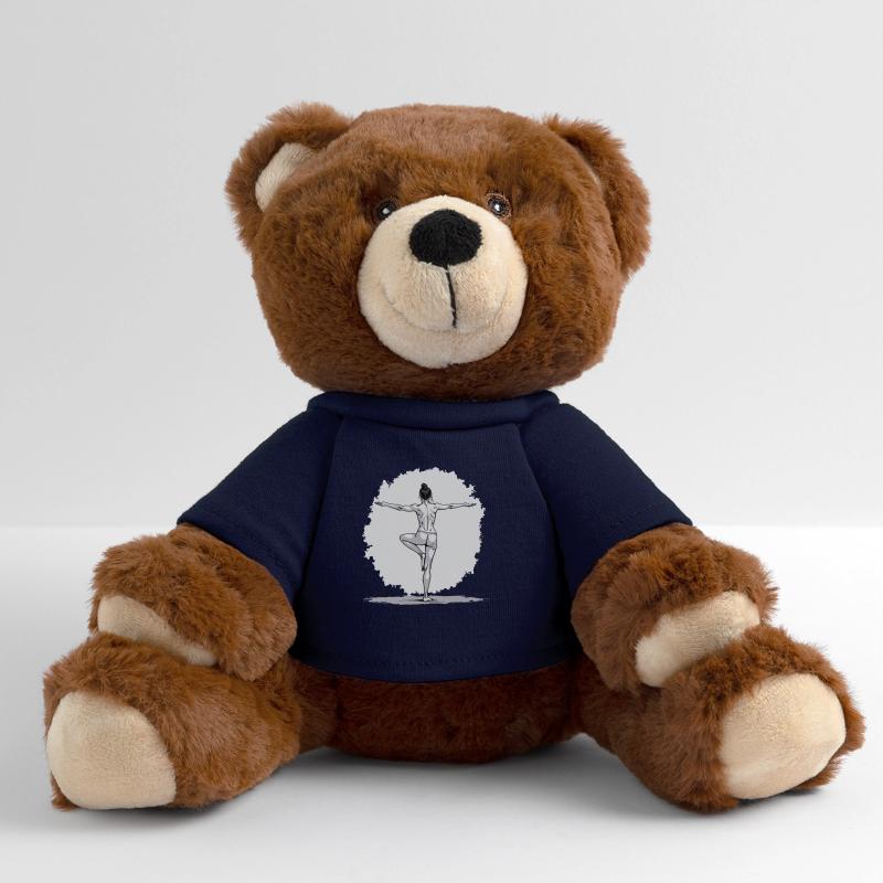 Yoga Exercice, Équilibre, Pleine Conscience et Relaxation Nounours RecycelBär® marron