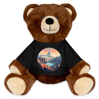 Wander - MiniFeet® RecycelBär® Teddy Bear Brown - black - Front