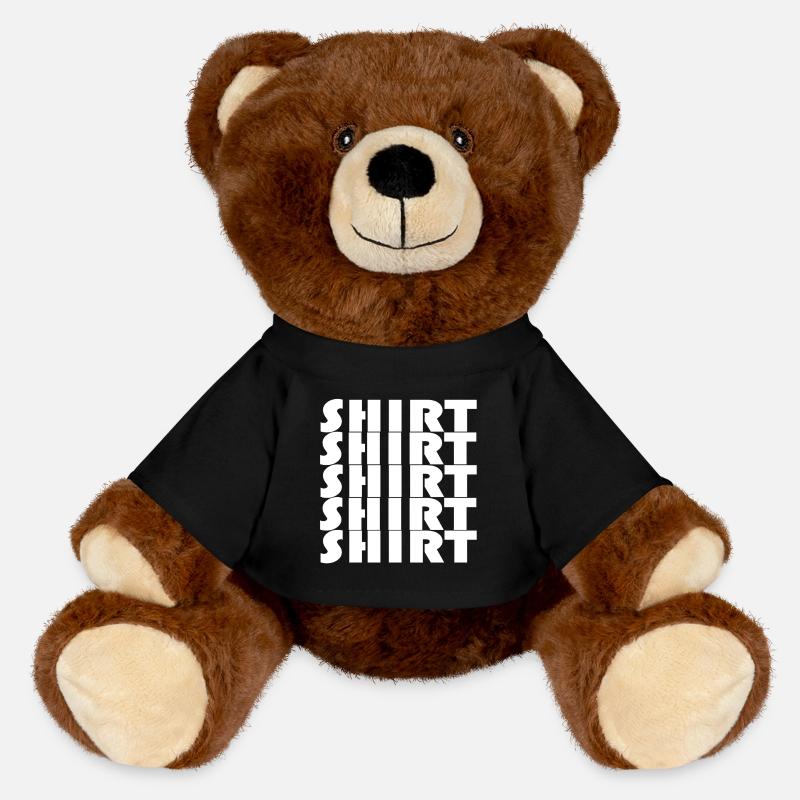 BAUHAUS SHIRT - MiniFeet® RecycelBär® Teddy Bear Brown - black