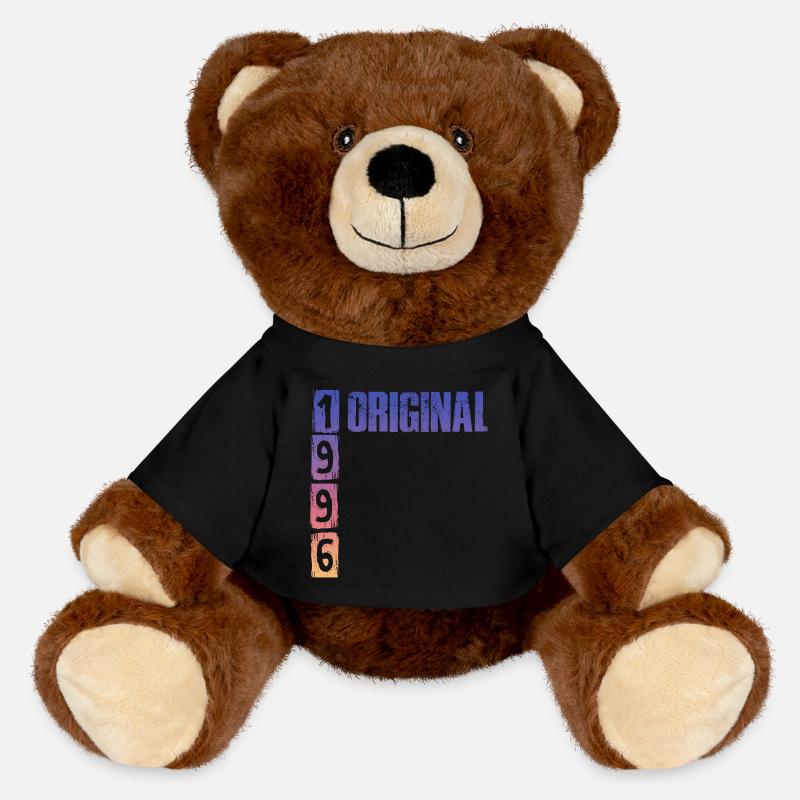 Millésime 1996 - Nounours RecycelBär® marron - noir