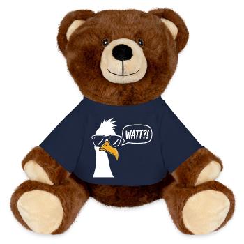 Lunettes de soleil Mouette avec Watt ?! - Nounours RecycelBär® marron - bleu marine - Devant