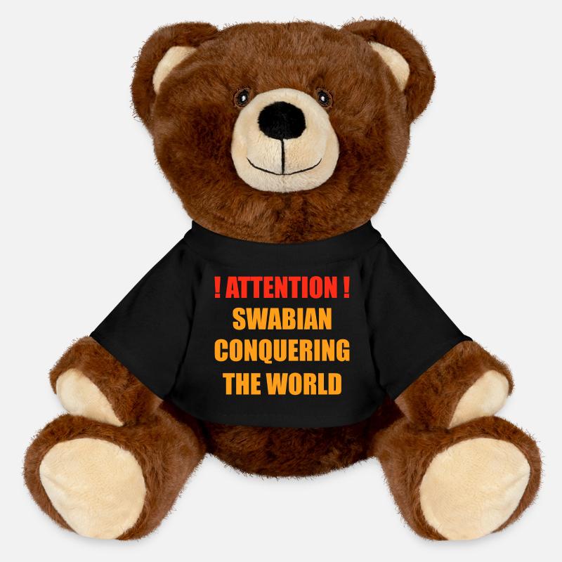 La Souabe à la conquête du monde - Nounours RecycelBär® marron - noir