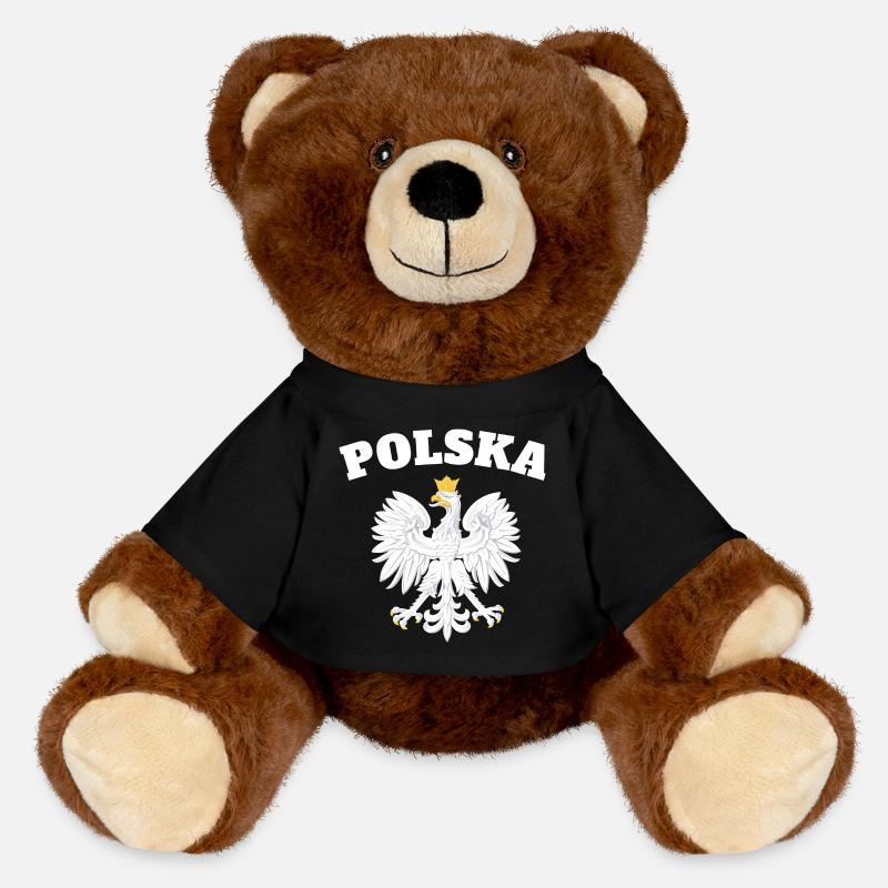 Polska - MiniFeet® RecycelBär® Braun - Schwarz