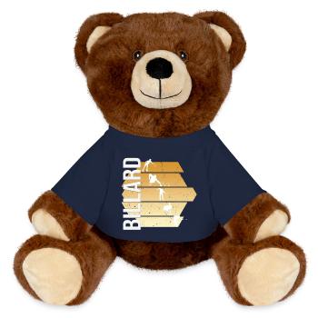 Billard - MiniFeet® RecycelBär® Braun - French Navy - Vorne