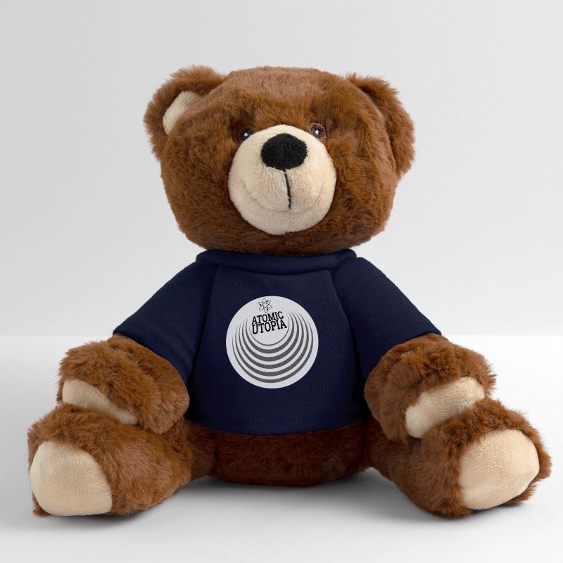 Atomic Utopia - Concentric Orb MiniFeet® RecycelBär® Teddy Bear Brown