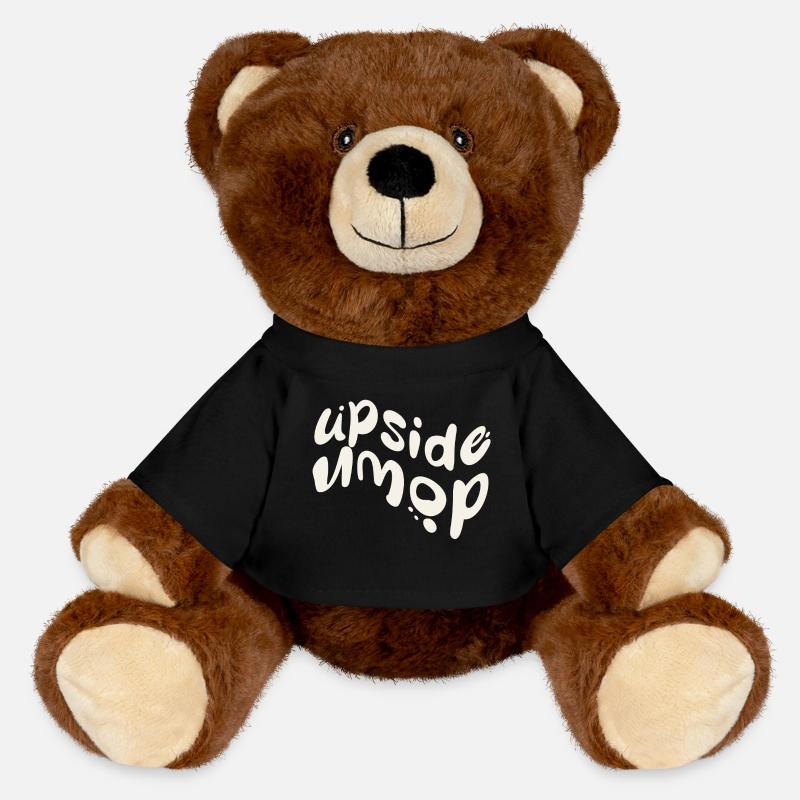 upside down - MiniFeet® RecycelBär® Braun - Schwarz