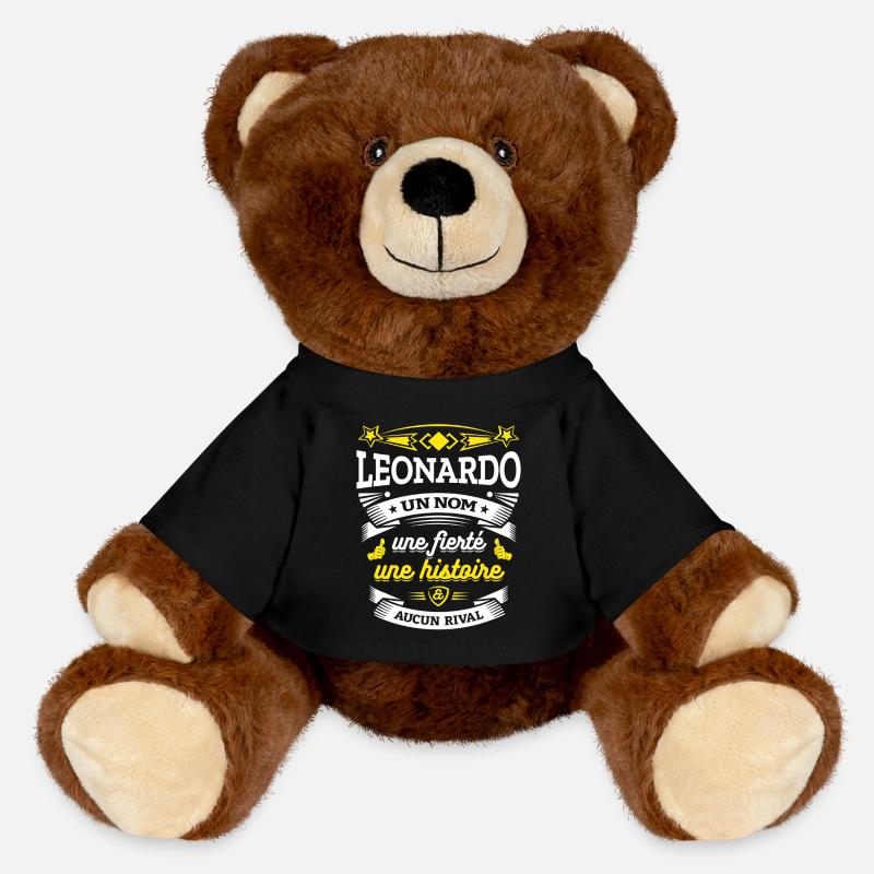 LEONARDO UN NOM UNE FIERTÉ AUCUN RIVAL - Nounours RecycelBär® marron - noir