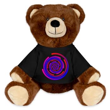 Cercles fous - Nounours RecycelBär® marron - noir - Devant