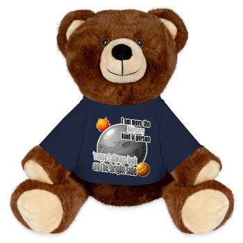 I am more the Mercury kind o' person - MiniFeet® RecycelBär® Teddy Bear Brown - french navy - Front
