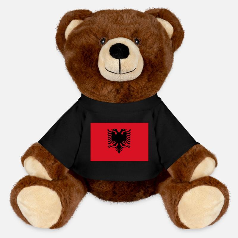 Albanie - Nounours RecycelBär® marron - noir