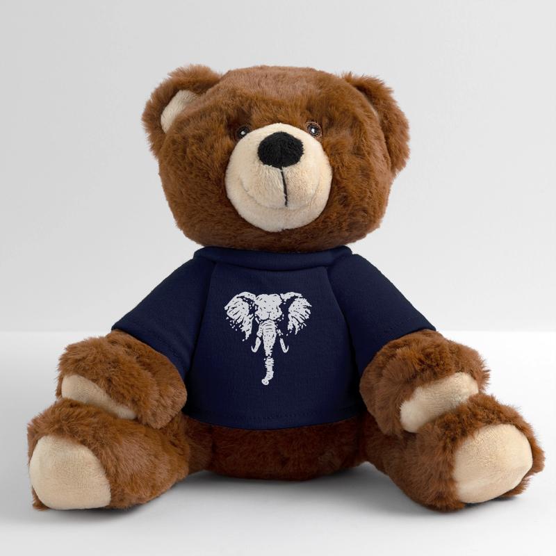 La force de l'éléphant Nounours RecycelBär® marron