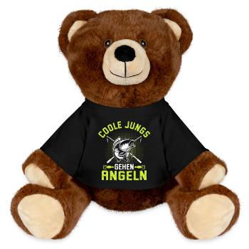 Cool Boys Go Pêche Enfants Garçon Angel - Nounours RecycelBär® marron - noir - Devant