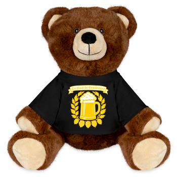 Ein Prosit der Gemütlichkeit - Nounours RecycelBär® marron - noir - Devant