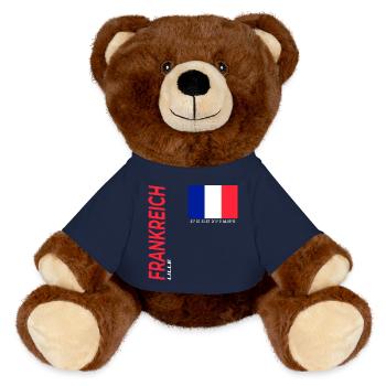 Lille - MiniFeet® RecycelBär® Braun - French Navy - Vorne