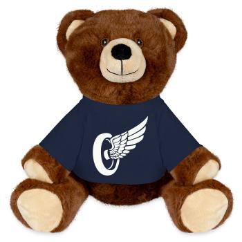 Ailerons de pneus - Nounours RecycelBär® marron - bleu marine - Devant
