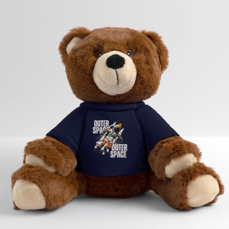 Astronaut in rocket jump MiniFeet® RecycelBär® Teddy Bear Brown