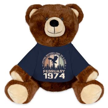 Konkurrenzlos seit Februar 1974, 50-jähriges Jubiläum - MiniFeet® RecycelBär® Braun - French Navy - Vorne