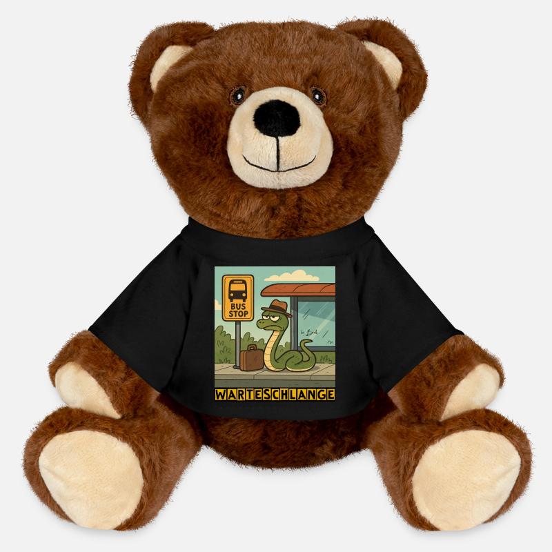 File d’attente de Rico Beck - Nounours RecycelBär® marron - noir