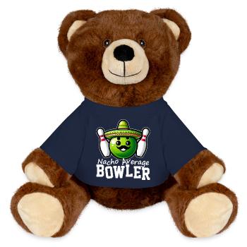 Nacho Average Bowler - Nounours RecycelBär® marron - bleu marine - Devant