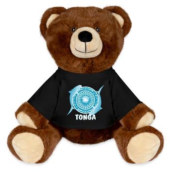 Tonga Tigerhai - MiniFeet® RecycelBär® Braun - Schwarz - Vorne
