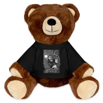 Großer Fuß - MiniFeet® RecycelBär® Braun - Schwarz - Vorne