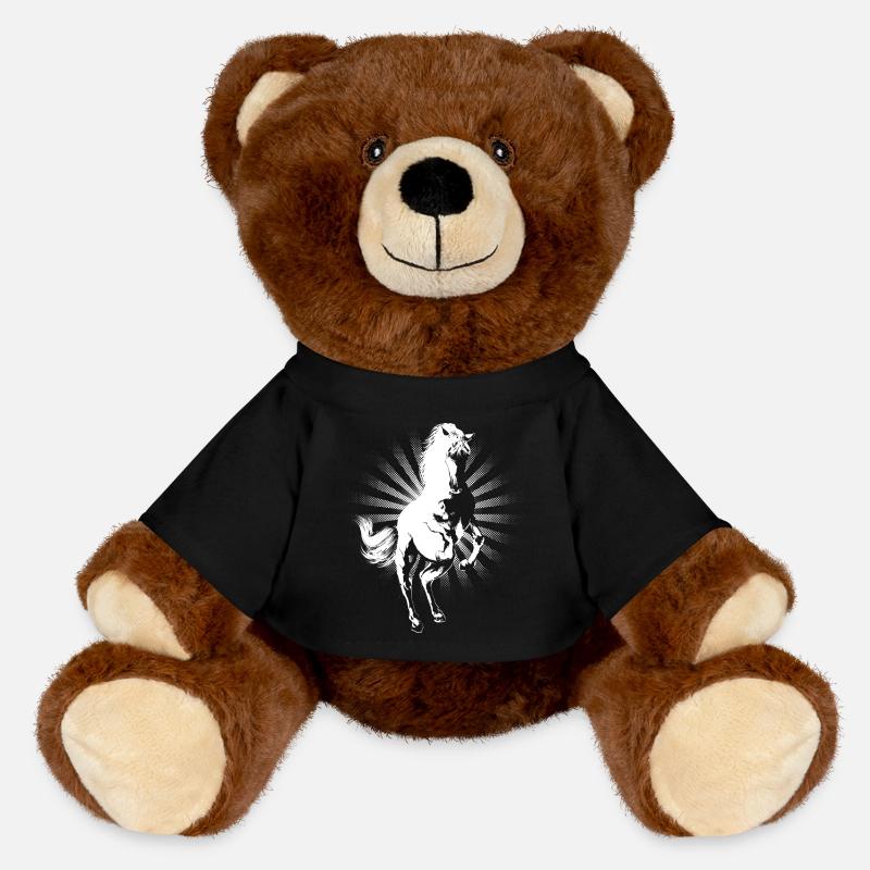 Pferd - MiniFeet® RecycelBär® Braun - Schwarz