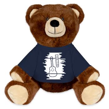 Romeo als Guitar - MiniFeet® RecycelBär® Braun - French Navy - Vorne