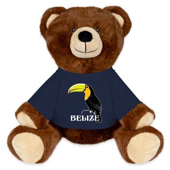 Tukan Belize - MiniFeet® RecycelBär® Braun - French Navy - Vorne