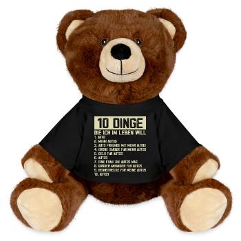 Tournevis de réglage de voiture - Nounours RecycelBär® marron - noir - Devant