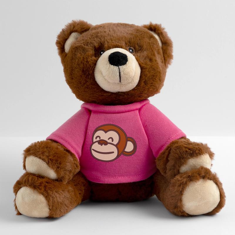 Monkey Head MiniFeet® RecycelBär® Teddy Bear Brown