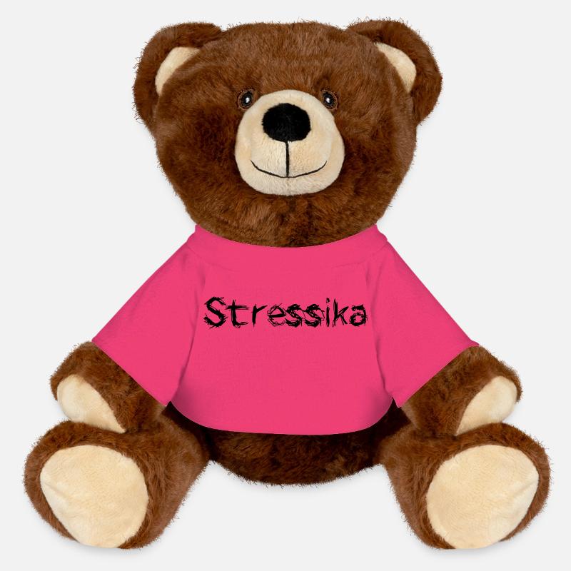 Stressika - MiniFeet® RecycelBär® Braun - Pink