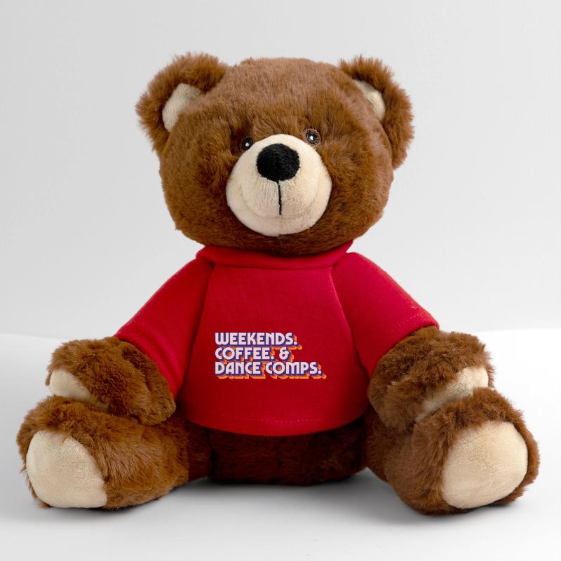 Weekends Coffee And Dance Comps Dance Mom Dancer MiniFeet® RecycelBär® Teddy Bear Brown