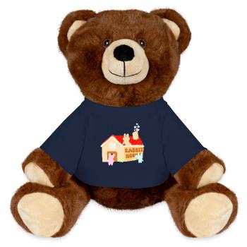 Das Kaninchenhaus - MiniFeet® RecycelBär® Braun - French Navy - Vorne