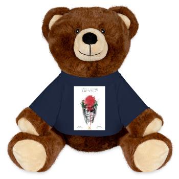 F6E48893 EC0C 4962 9E70 87BE05950BD3 - MiniFeet® RecycelBär® Teddy Bear Brown - french navy - Front