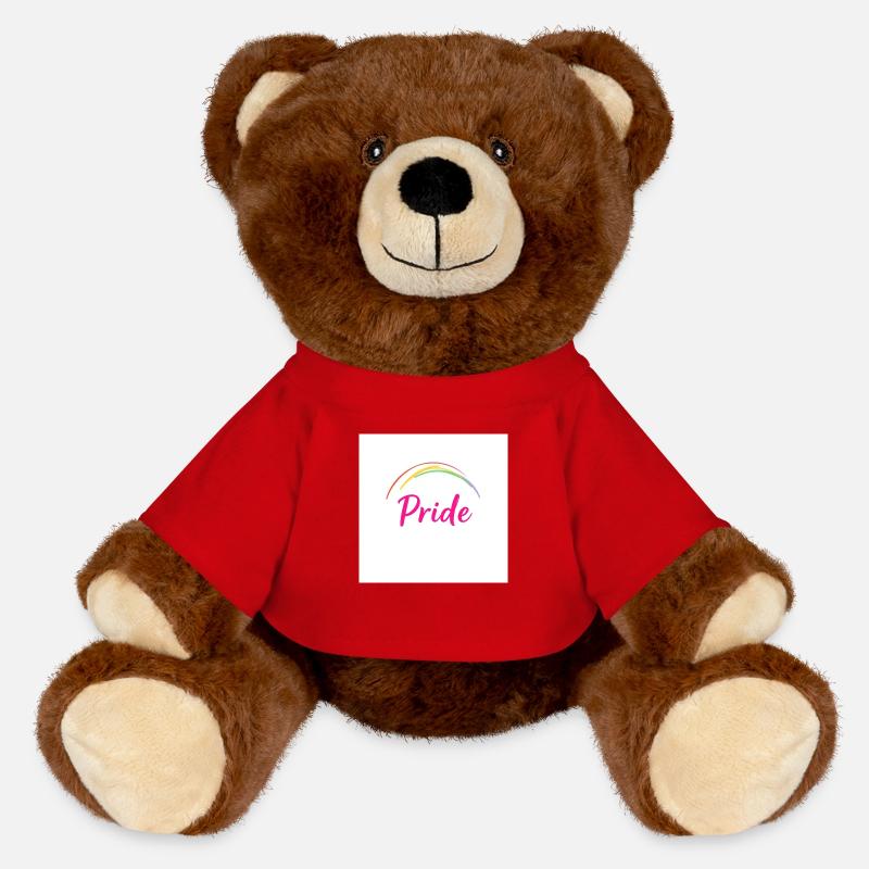 Pride - MiniFeet® RecycelBär® Braun - Rot