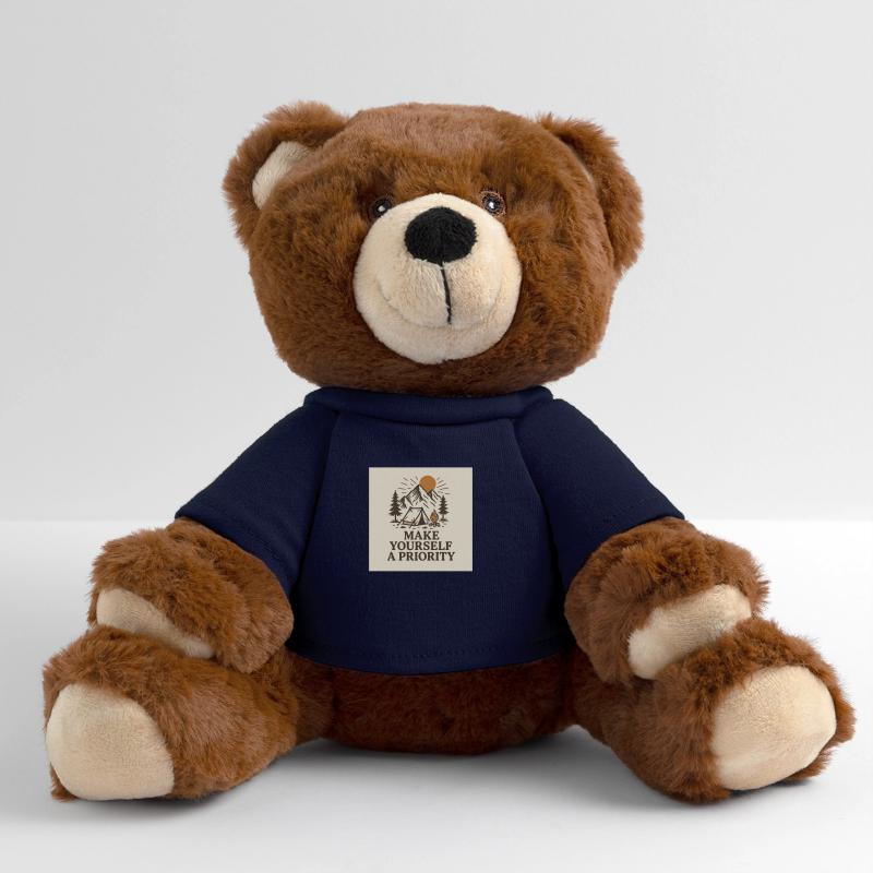 MAKE YOURSELF A PRIORITY MiniFeet® RecycelBär® Teddy Bear Brown