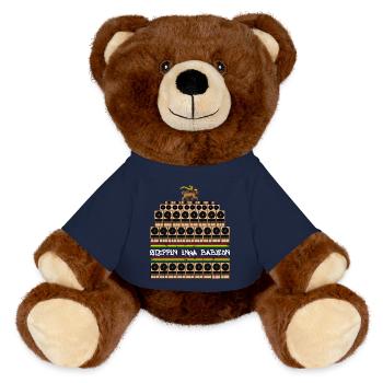 Steppin - Nounours RecycelBär® marron - bleu marine - Devant