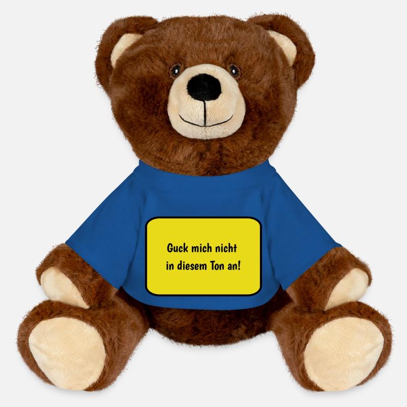 Ton - MiniFeet® RecycelBär® Braun - Königsblau