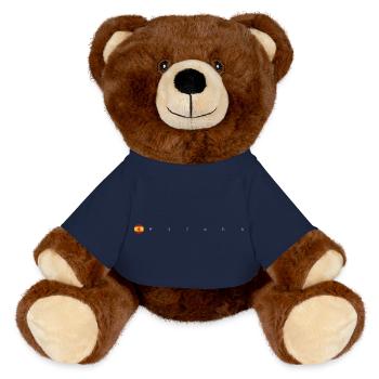 Emblème du drapeau de l’Espagne - Nounours RecycelBär® marron - bleu marine - Devant