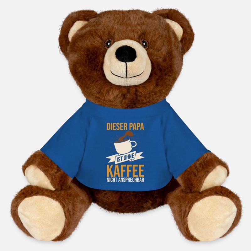 Farsdagsgave til far - MiniFeet® RecycelBär® brun - kongeblå