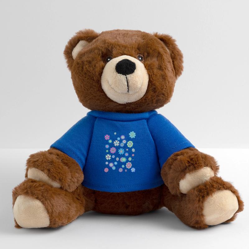 Colorful Floral Patterns for Spring Clothes MiniFeet® RecycelBär® Teddy Bear Brown