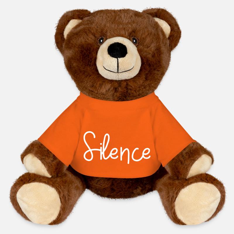 Silence - MiniFeet® RecycelBär® Teddy Bear Brown - golden orange